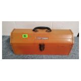 Metal Toolbox w/ Tools