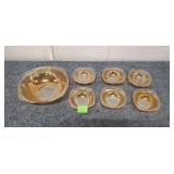 Vintage Set of Bowls--1 Large & 6 Small