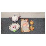 Teapot, Chalkware, Etc.