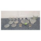 Large Asstmnt. of Crystal & Clear Glassware