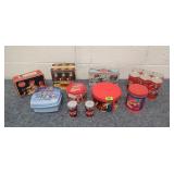 Coca-Cola Tins, Salt/Peppers, Etc.