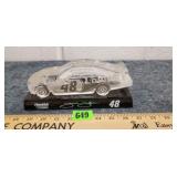 Jimmie Johnson Glass Nascar Statue