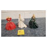 Holiday Barbie Ornaments - Lot of 3