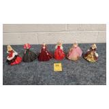 Barbie Hallmark Ornaments - Lot of 6