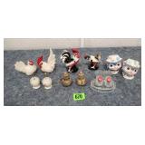 (6) Sets Vintage Salt & Pepper Shakers