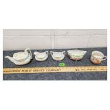 Vintage Tea Set, Mustache Cup, Other Dish