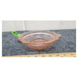 Vintage Pink Depression Glass Serving Dish