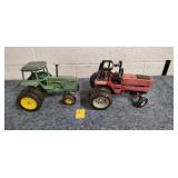 Vintage Toy Tractors JD & IH