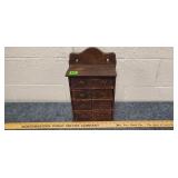 Vintage Wooden Spice Cabinet