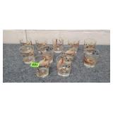 (11) Lord Calvert Pheasant Glasses