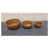 USA Pottery Nesting Bowl Set