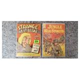 Strange as it Seems & Jungle War Stories Comic Bks