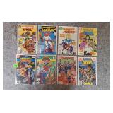 Several Teen Titans Comic Books