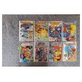 Several Firestorm & Warlord Comic Books