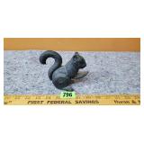 Black Cast Iron Squirrel Nutcracker