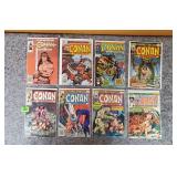 Several Conan the Barbarian Comic Books