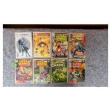 Several Captain Marvel Comic Books