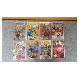 Several X-Men Comic Books