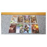 Aphrodite IX, Creed, & Bathroom Girls Comic Books