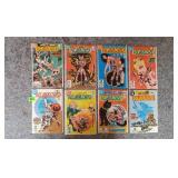 Several Warlord Comic Books