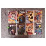Several Superman Comic Books