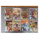 Several Fantastic Four Comic Books
