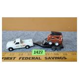 Hesston SL30 Skid Steer on Trailer w/ Pickup