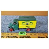 John Deere Coin Bank Truck
