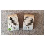 Vintage Drive-In-Movie Speakers