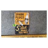 Spark Plugs Sign (Not Old)