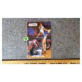 Lady Washing Motorcycle Metal Wall Decor