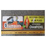 Champion Spark Plugs Signs (Not Old)