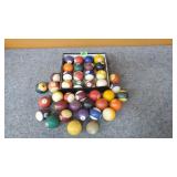Several Pool Balls