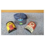 Amoco Cap & Oil Can Decor Pieces