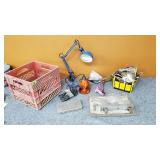 Lights, Faucet, Milk Crate, Etc.