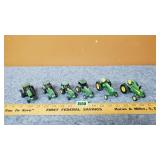 John Deere 1/64 Scale Toy Tractors