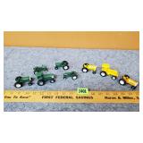 Oliver & Minneaplois Moline 1/64 Scale Tractors