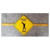 Depressed Hunter X-Ing Funny Sign