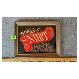 "Have a Snort" Advertising Mirror