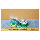 (2) John Deere Snowglobes (No Liquid)