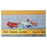 Case Combine & IH Picker 1/64 Scale Toys