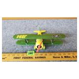 John Deere Airplane Coin Bank