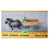 Vester Days Wagon w/ 2 Horses