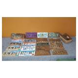 Several License Plates