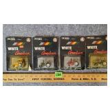 1/64 Scale White American Tractors in Packages