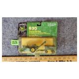 John Deere 630 Tractor w/ Picker & Wagon 1/64