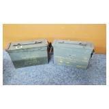 (2) Ammo Boxes