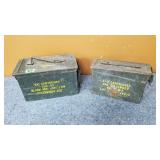 (2) Ammo Boxes