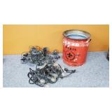 Paris Decorative Can & String Lights