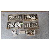 1953 Minnesota License Plates, Etc.